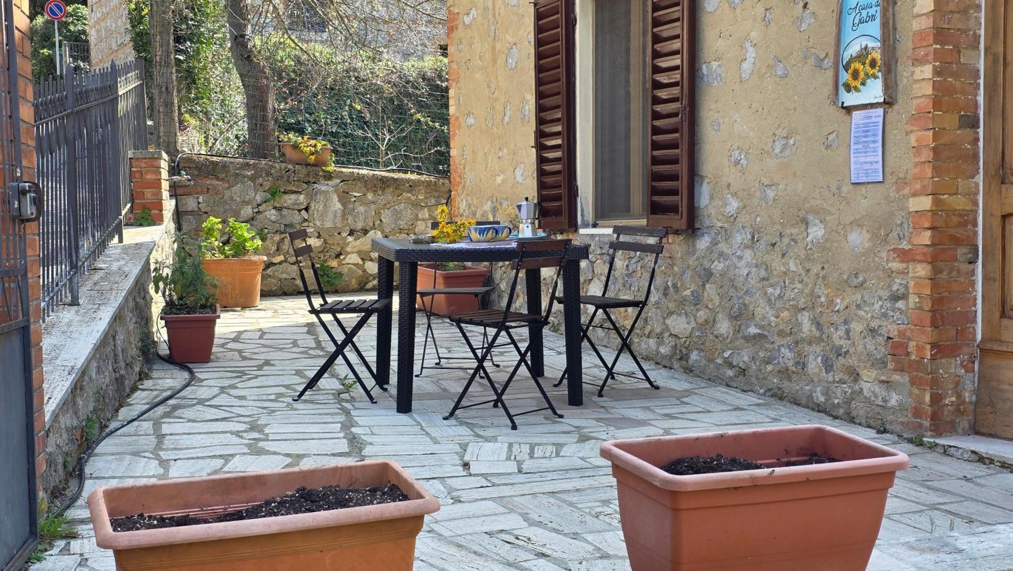 A Casa Di Gabri Villa Montefollonico Eksteriør billede