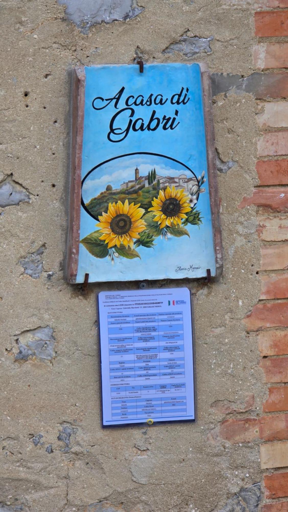 A Casa Di Gabri Villa Montefollonico Eksteriør billede