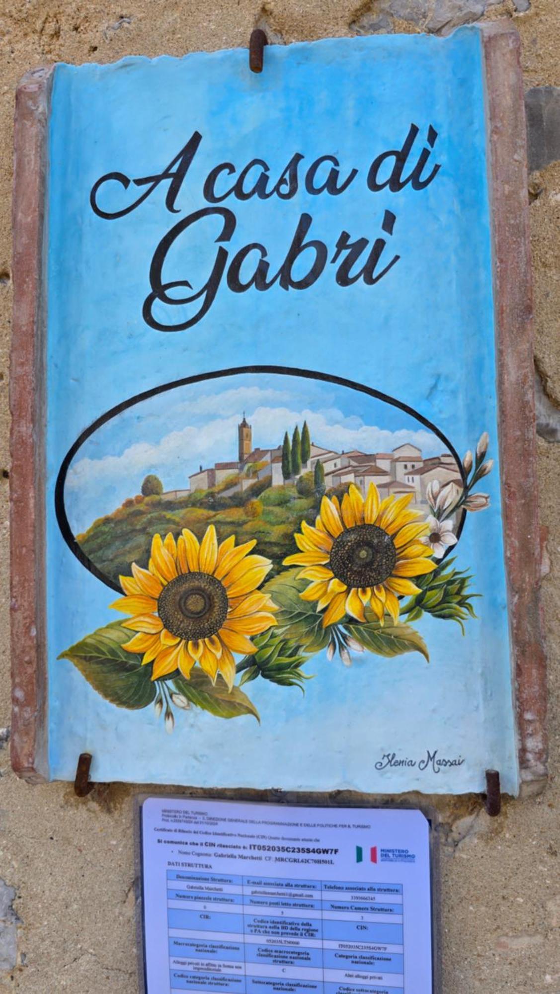 A Casa Di Gabri Villa Montefollonico Eksteriør billede